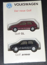 VW 017b Doppelpack Golf  GL + VR6   -  Der neue Golf  - Golf III