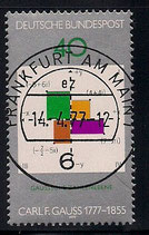 Bund 0928   40 Pf    Carl F- Gauss   VSST ETS FFM