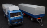 Wiking  0455   MB  1632  blau - unbeschriftet - mit  montiertem Dachspoiler