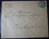 DR 0039 b  3 Pf  Brief eg  geprüft   -  Leipzig 1888