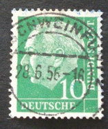 Bund 0183 -  10 Pfg  gest.  Heuss