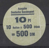 Bund 1347    10 Pf   Verschluss- Stangendeckel