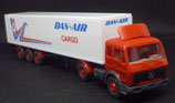 Wiking 542  MB 1626 S Koffersattelzug Dan Air  CARGO