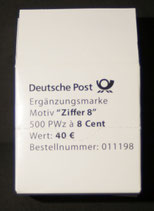 Bund 3188 Ergänzungswert 8 cent VPM Schachtel