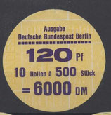 Berlin 0675  - 120 Pf Burgen und Schlösser  - Verschlußteller