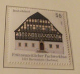 Bund 2862  55 ct Fachwerkbau Hartenstein (Sachsen)   **