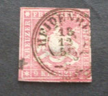 Württemberg 009  9 Kreuzer gest.