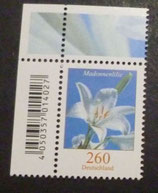 Bund 3207  260 ct Madonnenlilie   mit  EAN - Code   **