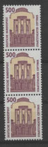 Bund 1679vI  RM  R03  500 Pf  SWK **    (3er - Streifen)