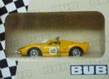 BUB  Ford GT 40 gelb   -  mit Nr. 40 und schwarzen Streifen