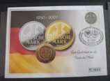 Numisbrief 1 DM  zum Gedenken an die Deutsche Mark