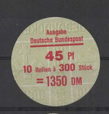 Bund 1468    45 Pf   Verschluss- Stangendeckel