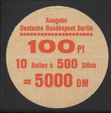 Berlin 0834  -   100 Pf Sehenswürdigkeiten  - Verschlußteller