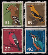 Bund 0401ff Jugendmarken 1963 - Heimische Vogelwelt  (4 Werte)  **