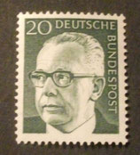 Bund 0637 Heinemann  20 Pf