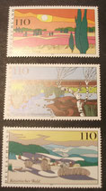 Bund 1943-45  Satz 3 Werte **