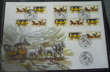 Bund 1255f   FDC    mit allen Zusammendrucken