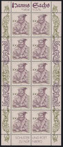 Bund 1763 KLB 100 Pf Hans Sachs 500. Geburtstag