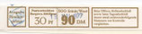 Bund 0914  30 Pf   Banderole  von    300er Rolle  Type III