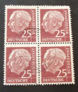 Bund 0186 VB  25 Pfg  gestempelt