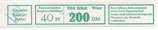 Bund 0915  40 Pf   Banderole  von    500er Rolle  Type I