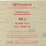 Bund 1468    45 Pf   Verschluss- Stangendeckel