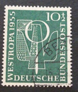 Bund 0217-0218  2 Werte   Westropa  1955 gest.