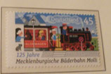 Bund 2872  45 cent  125 Jahre Bäderbahn Molli   **