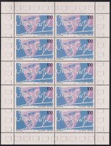 Bund 1813 KLB  100 Pf   50. Todestag Franz Werfel