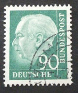 Bund 0265  90 Pf   gestempelt
