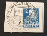 DDR 0216  SST  (3a) Waren (Müritz)
