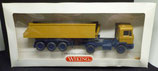 Wiking 676  MAN F90 Kippsattelzug braungelb
