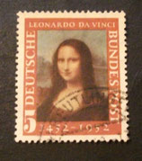Bund 0148 Gemälde Mona Lisa  gest.