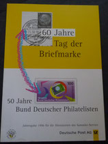 A5 Klappkarte   Tag der Briefmarke 1996