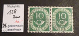 Bund 0128   wP  10 Pf  Posthorn  gest