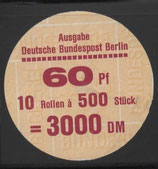 Berlin 0795  -   60 Pf Sehenswürdigkeiten  - Verschlußteller  R500