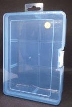Klarsichtschachtel  16,0 cm x 11,5cm x 5,5cm    blauton transparent