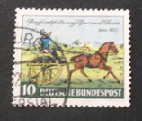 Bund 0160 Briefpostbeförderung Thurn und Taxis um 1852   gestempelt