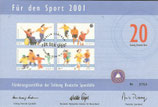 DSH Förderungszertifikat - 2001    20 DM