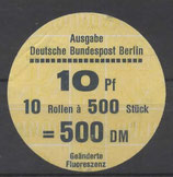 Berlin 0532  -  10 Pf Burgen und Schlösser  - Verschlußteller  Type VI
