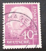 Bund 0188 -  40 Pfg  gest.  Heuss
