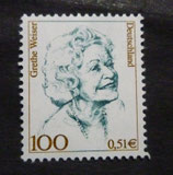 Bund 2149  Grethe Weiser    100 Pf / 0,51 Euro  **