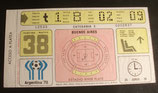 Fußball WM 1978  - Spiel 38 - Eintrittskarte - Finale - Ticket
