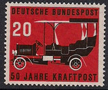 Bund 0211   20 Pf  Kraftpost   **