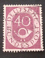 Bund 0133     40 Pf  Posthorn  gest
