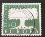 Bund 0268  10 Pf   CEPT 1957