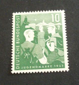 Bund 0153f Jugendmarken 1952  2 Werte  *   (ohne Gummierung)