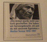 Bund 2813   70  ct  Mutter Teresa   **