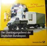 Brekina Quadratset - Übertragungsdienst der Dt. BuPo -  Unimog mit Anhänger