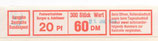 Bund 0995    20 Pf   Banderole  der 300er Rolle  Type  V